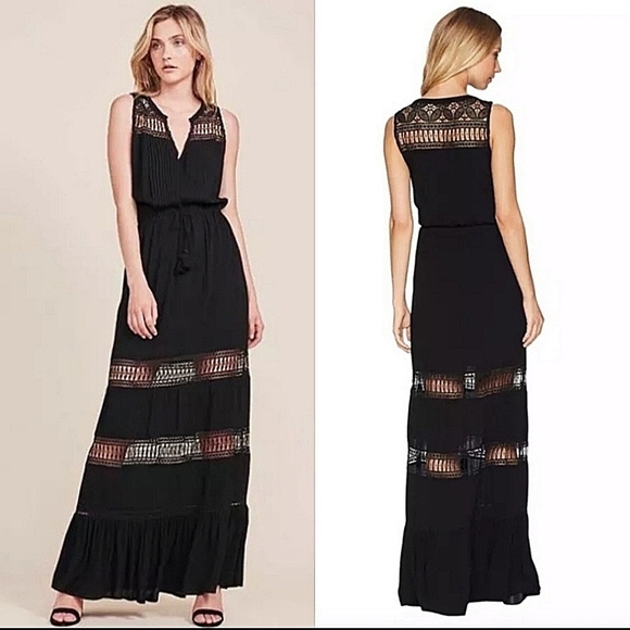 BB Dakota-NWT- Ranae Lace Detailed Maxi Dress-Size XS - Picture 1 of 14